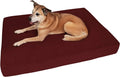 Barker Beds Giant Orthopedic Dog Bed - 7" Memory Foam Mattress - 100-300 Lbs - Joint Pain & Arthritis Support - Vet Recommended, Washable Cover - Made in USA - 60"X48"X7" - Burgundy