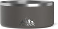 Dog Bowl; Non Slip Stainless Steel; Water and Food Dish; Large Sized and Small Dogs; 32Oz 64Oz; Multiple Sizes | 8 Cup | Graphite