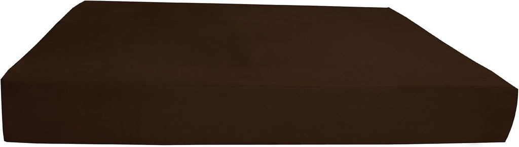 Barker Beds XL Orthopedic Dog Bed - 7" Memory Foam Mattress - 75-120 Lbs - Joint Pain & Arthritis Support - Vet Recommended, Washable Cover - Made in USA - 52"X36"X7" - Chocolate