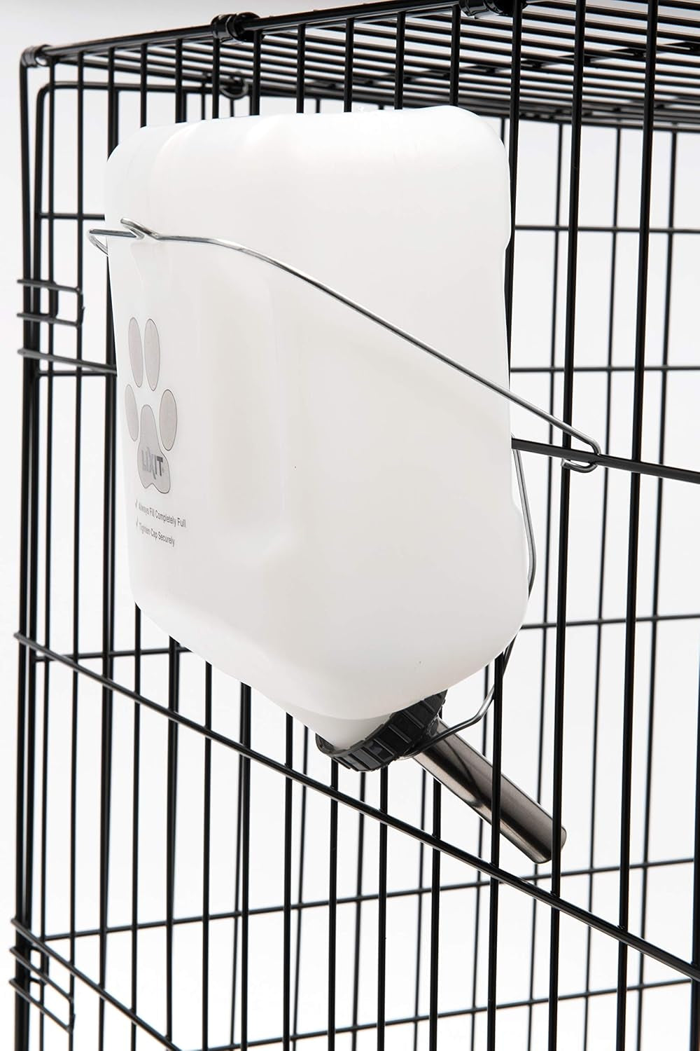 Wide Mouth Water Bottles for Large and Small Dogs (64Oz Large Dog, White)