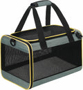 Cat Carrier Airline Approved Pet Carrier,Dog Carrier Soft-Sided Pet Travel Carrier Maximum Pet Weight 17 Pounds 17.5“X10 X10